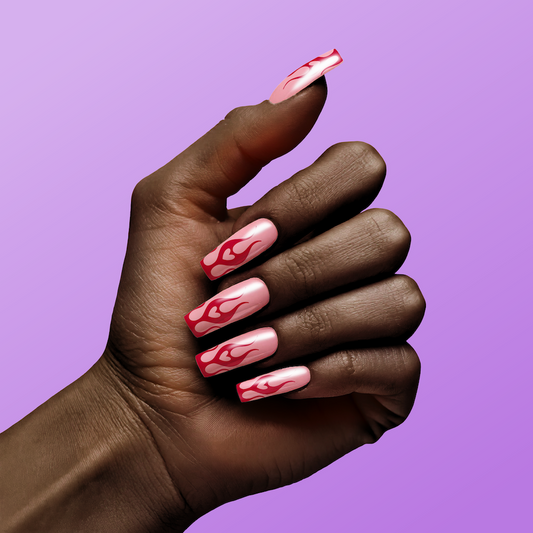 Heart on Fire (Pink)